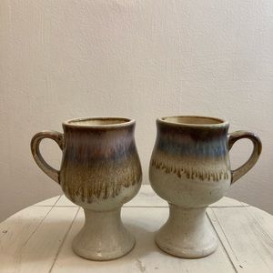 Glazed Mexico Pottery mugs